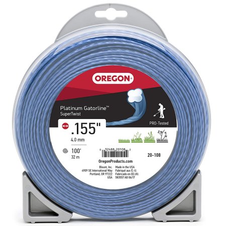  The Oregon Platinum Gatorline SuperTwist Trimmer Line in its packaging on a white background.