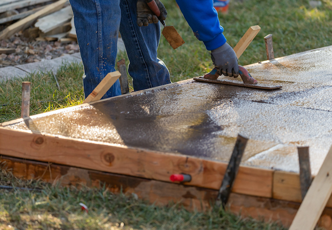 how long does it take for concrete to dry