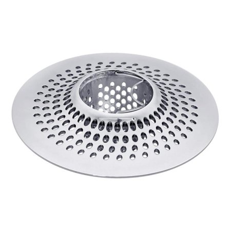  Lekeye Stainless Steel Drain Hair Catcher on a white background