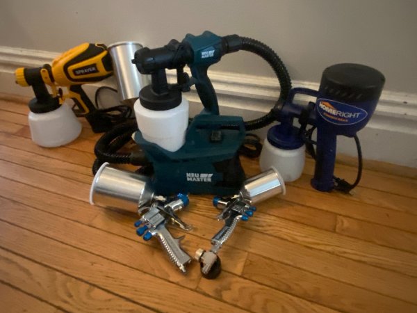 Group of Tested Paint Sprayers