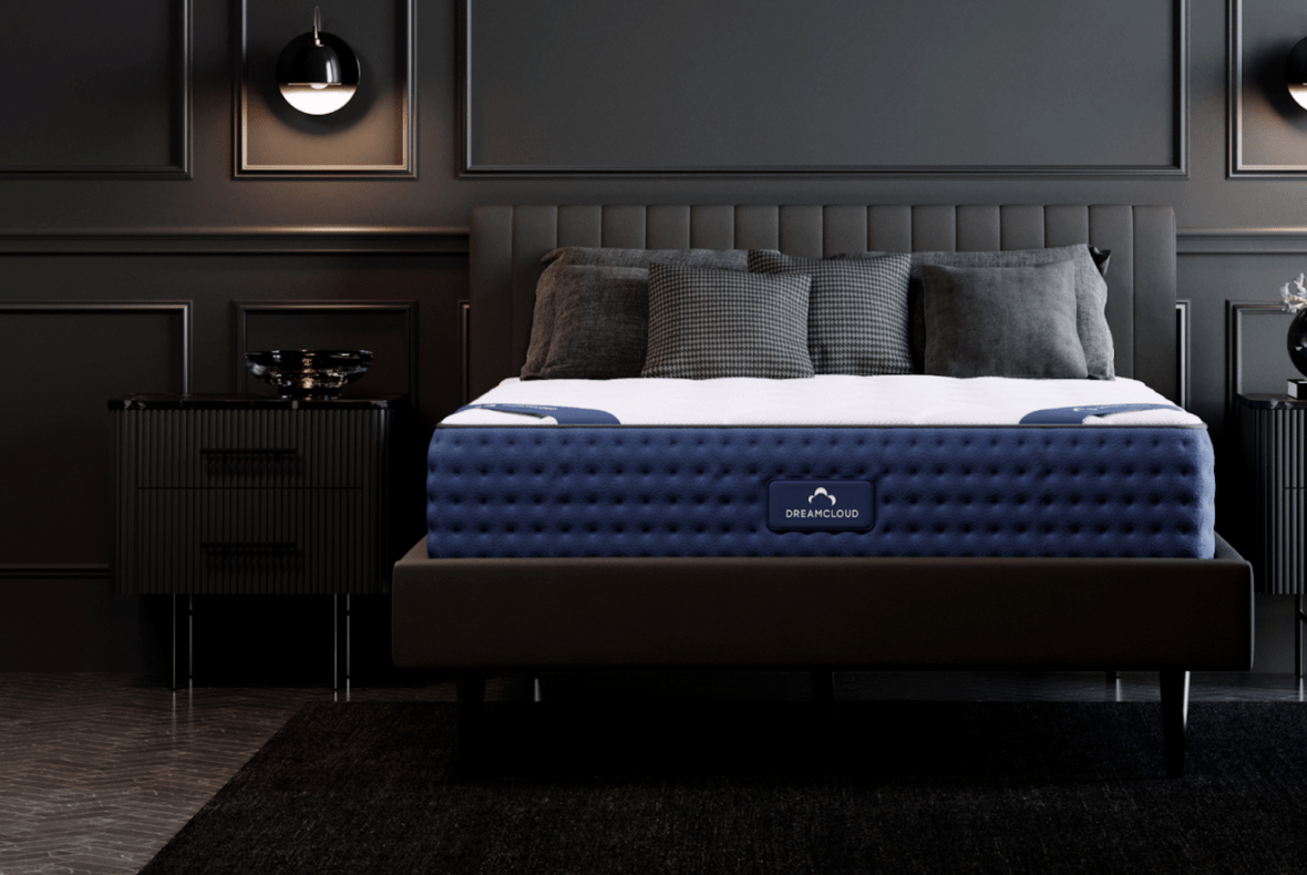 Dream Cloud mattress in bedroom setting